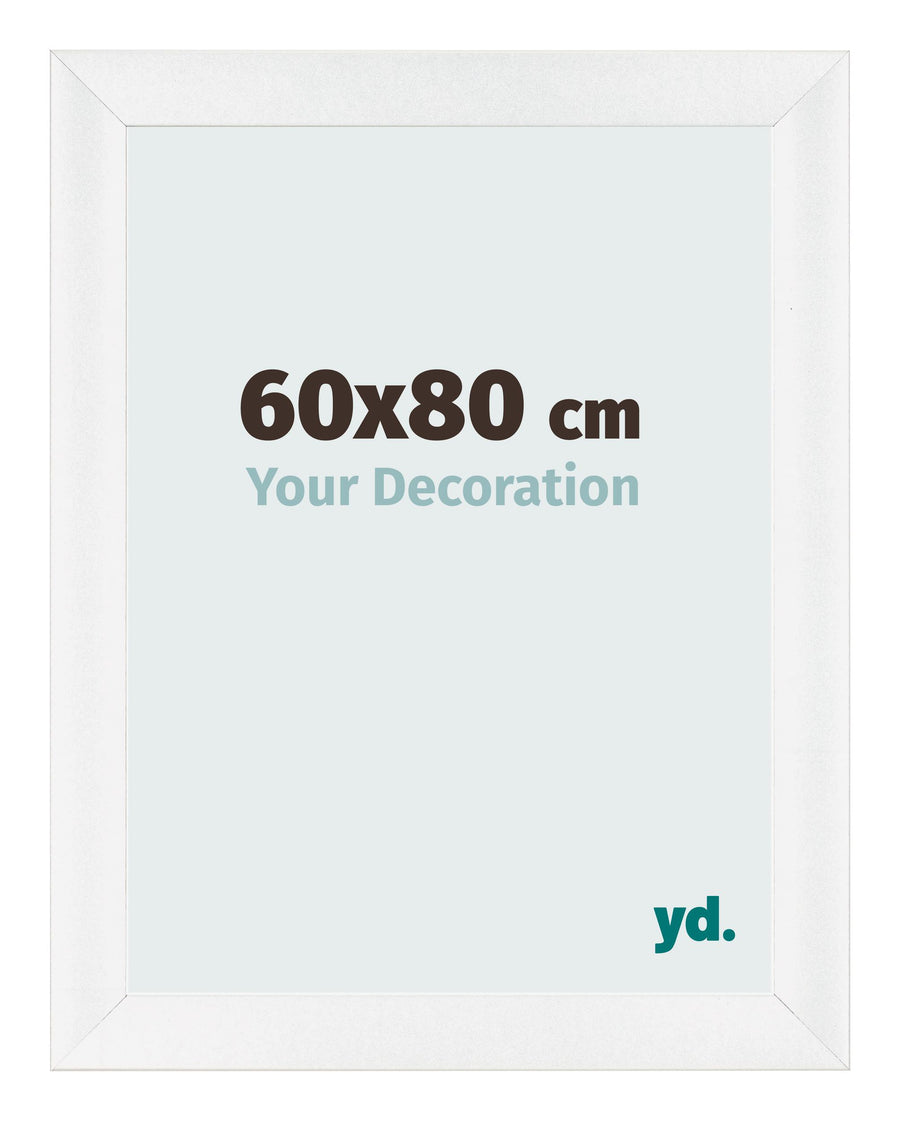 Photo Frame 60x80cm White Vintage MDF Pisa Front Size | Yourdecoration.com