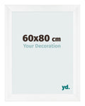 Photo Frame 60x80cm White Vintage MDF Pisa Front Size | Yourdecoration.com