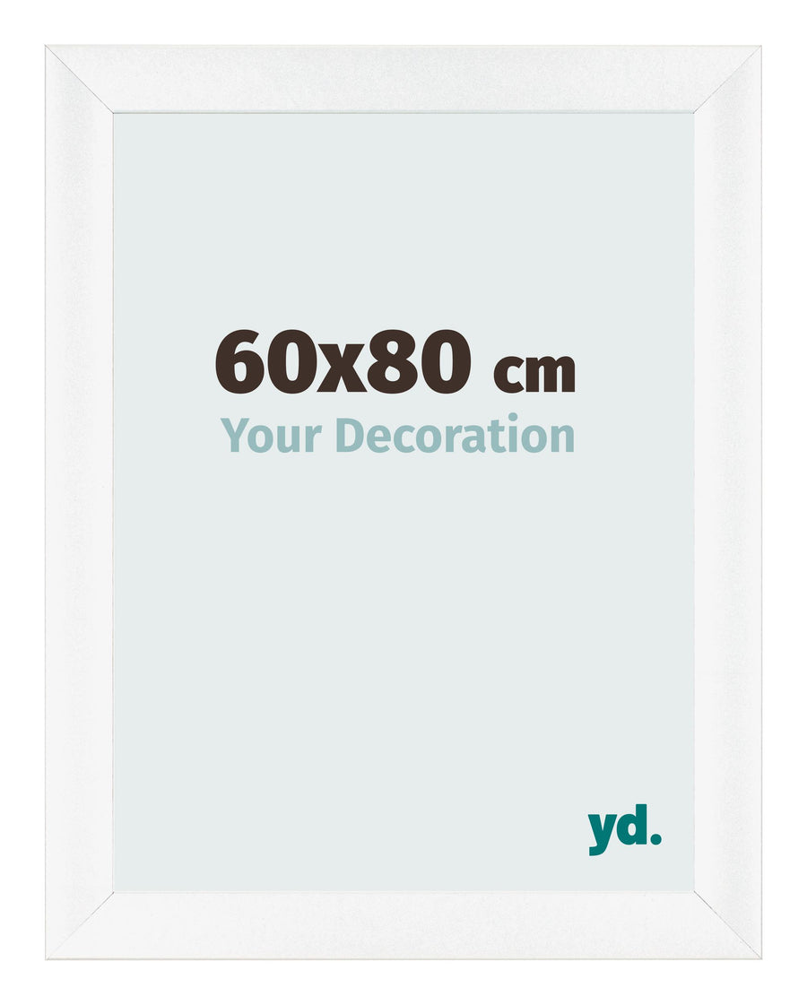 Photo Frame 60x80cm White Vintage MDF Pisa Front Size | Yourdecoration.com