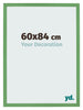 Photo Frame 60x84 cm Green MDF Bologna Front Size | Yourdecoration.com