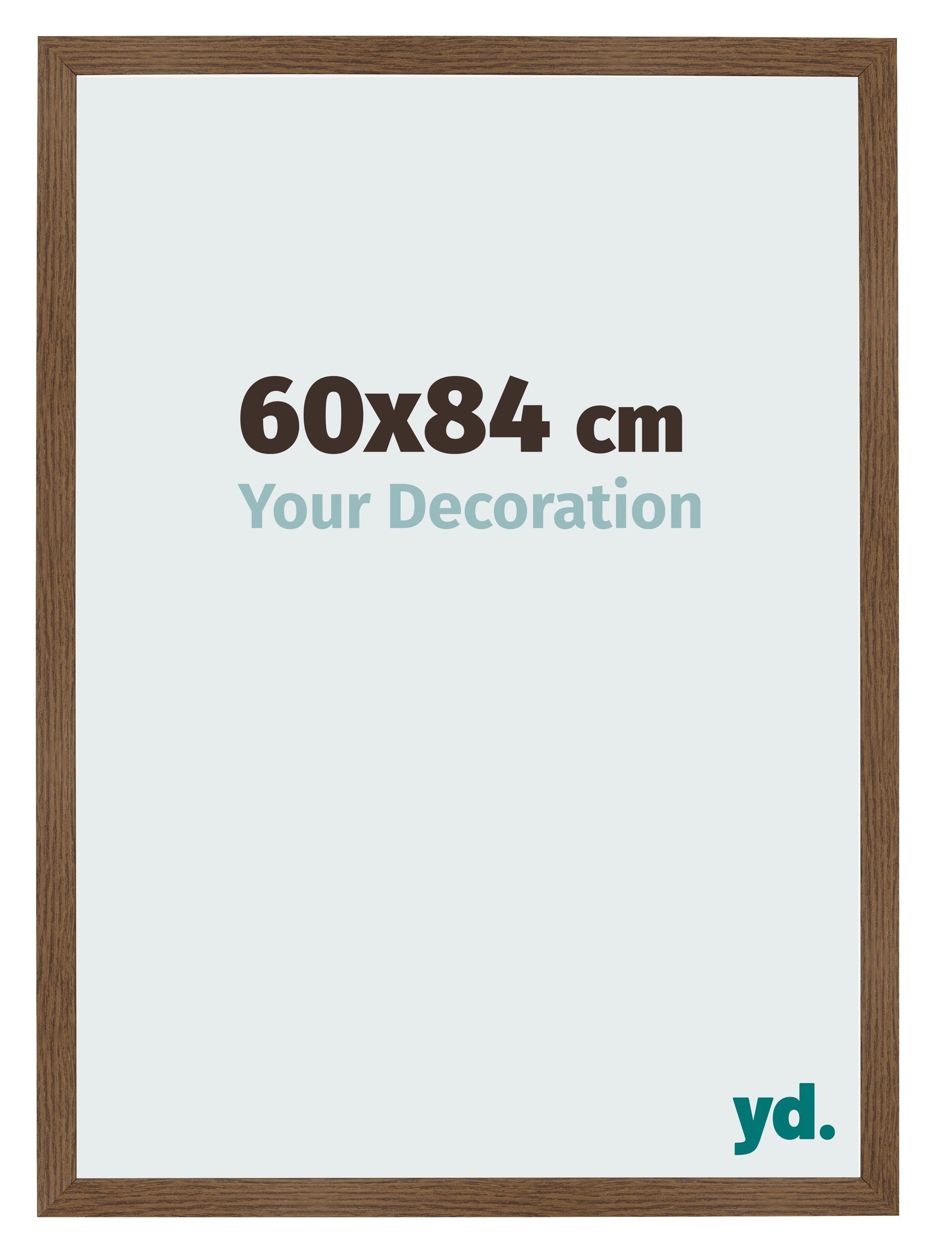 Photo Frame 60x84 cm Oak Rustic MDF Bologna Front Size | Yourdecoration.com
