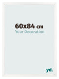 Photo Frame 60x84 cm White High Gloss MDF Bologna Front Size | Yourdecoration.com