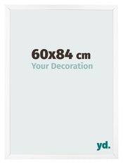 Photo Frame 60x84 cm White Matte MDF Bologna Front Size | Yourdecoration.com