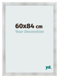 Photo Frame 60x84cm Aluminum Brushed MDF Pisa Front Size | Yourdecoration.com