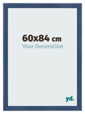 Photo Frame 60x84cm Dark Blue Swept MDF Pisa Front Size | Yourdecoration.com