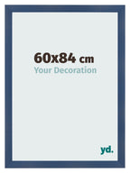 Photo Frame 60x84cm Dark Blue Swept MDF Pisa Front Size | Yourdecoration.com