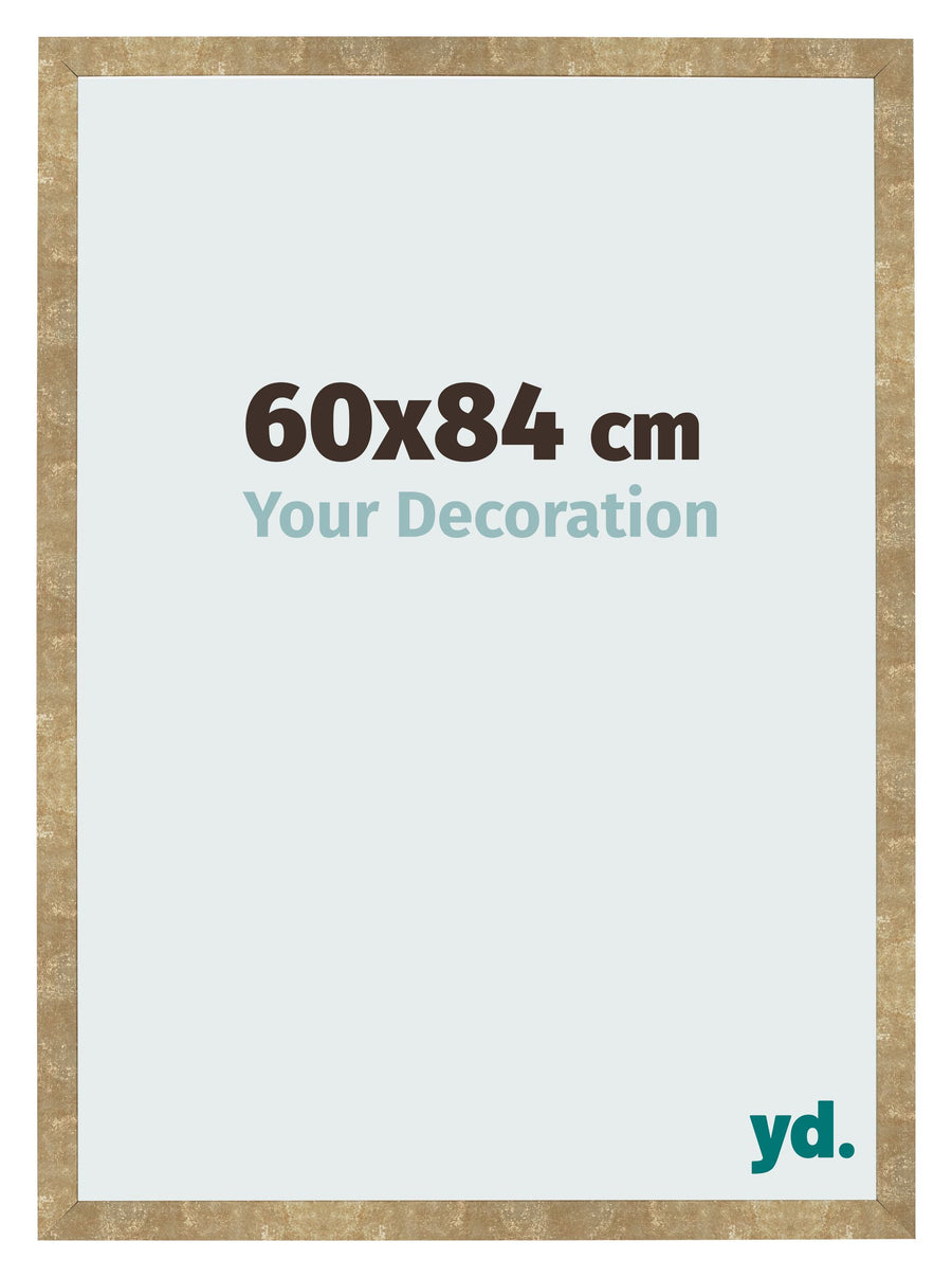 Photo Frame 60x84cm Gold Antique MDF Bologna Front Size | Yourdecoration.com