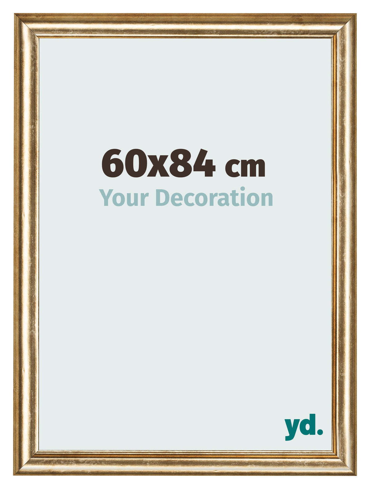 Photo Frame 60x84cm Gold Antique MDF Lazio Front Size | Yourdecoration.com