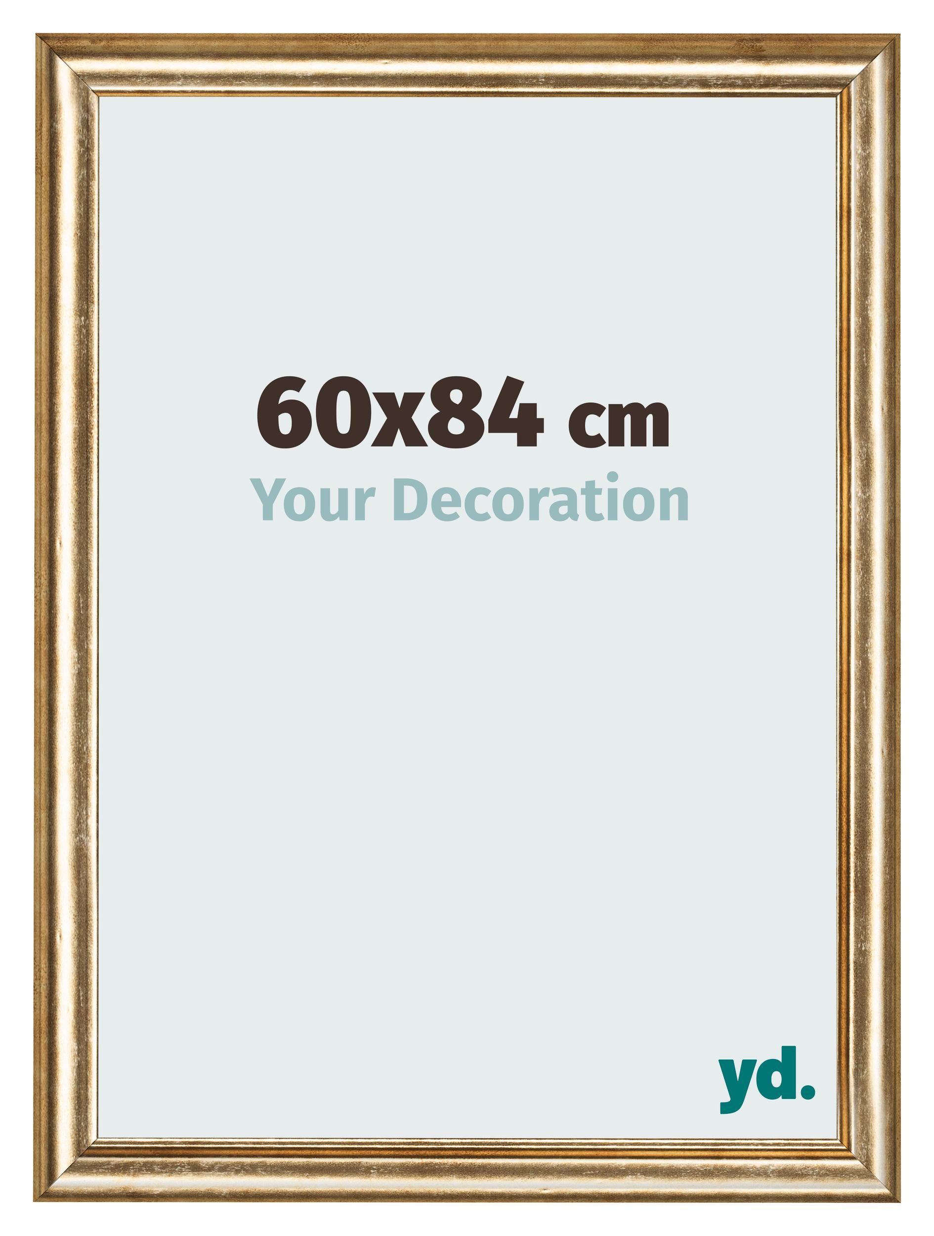 Photo Frame 60x84cm Gold Antique MDF Lazio Front Size | Yourdecoration.com