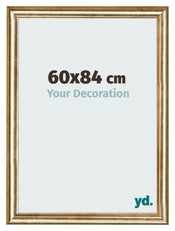 Photo Frame 60x84cm Gold Antique MDF Lazio Front Size | Yourdecoration.com