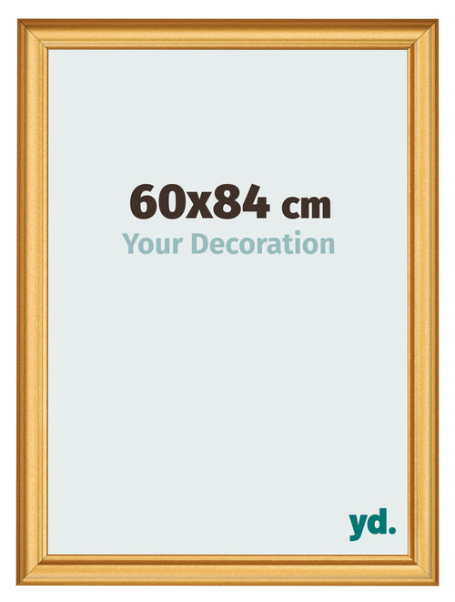Photo Frame 60x84cm Gold Matte MDF Lazio Front Size | Yourdecoration.com
