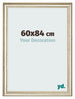 Photo Frame 60x84cm Metallic Gloss MDF Lazio Front Size | Yourdecoration.com