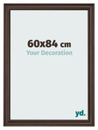 Photo Frame 60x84cm Oak Dark MDF Lazio Front Size | Yourdecoration.com