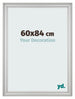 Photo Frame 60x84cm Silver Matte MDF Lazio Front Size | Yourdecoration.com