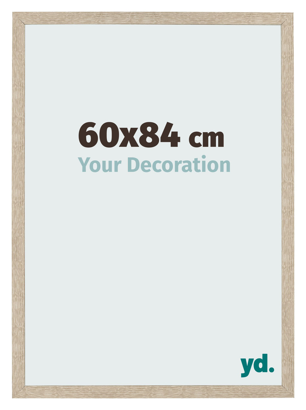 Photo Frame 60x84cm Sonoma Oak MDF Bologna Front Size | Yourdecoration.com