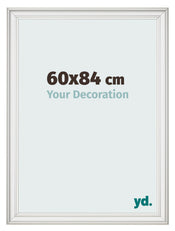 Photo Frame 60x84cm White Swept MDF Lazio Front Size | Yourdecoration.com