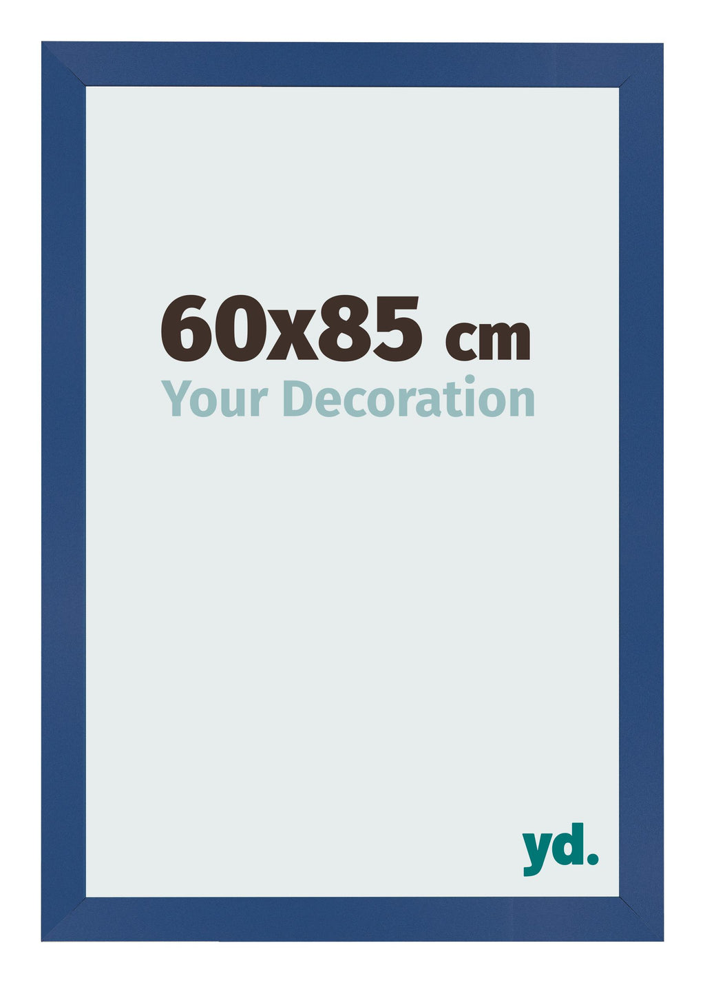 Photo Frame 60x85 cm Dark Blue MDF Bologna Front Size | Yourdecoration.com