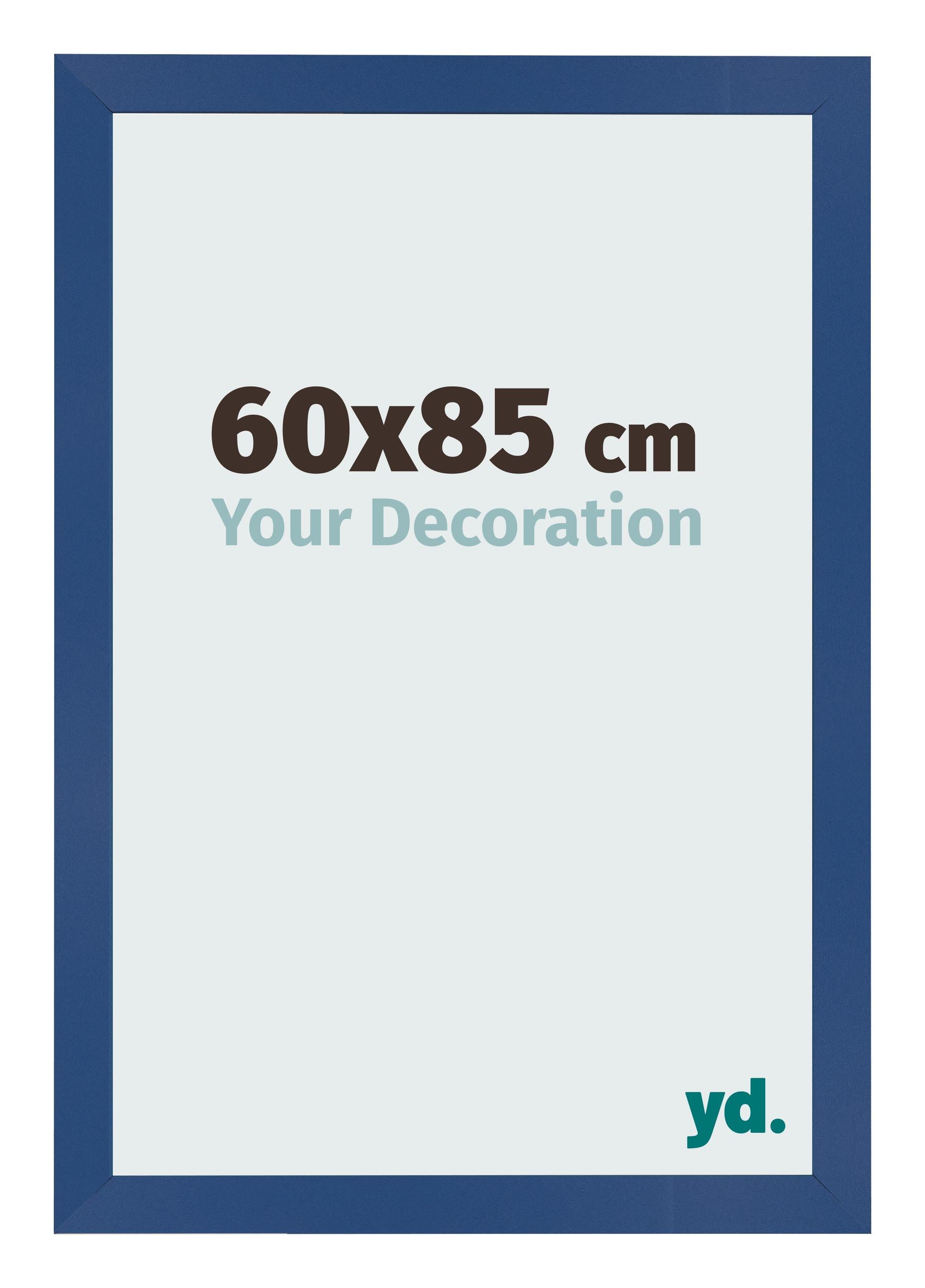 Photo Frame 60x85 cm Dark Blue MDF Bologna Front Size | Yourdecoration.com