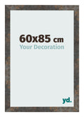 Photo Frame 60x85 cm Oxidized Metal MDF Bologna Front Size | Yourdecoration.com