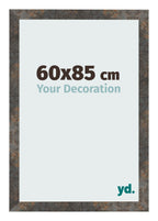 Photo Frame 60x85 cm Oxidized Metal MDF Bologna Front Size | Yourdecoration.com