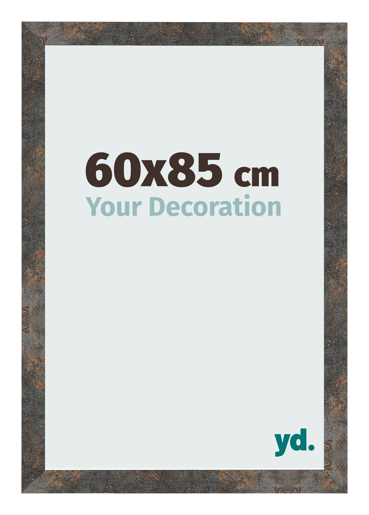 Photo Frame 60x85 cm Oxidized Metal MDF Bologna Front Size | Yourdecoration.com