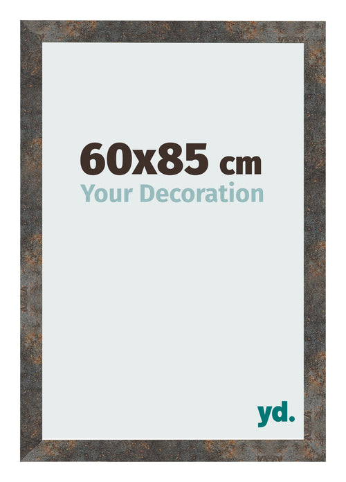 Photo Frame 60x85 cm Oxidized Metal MDF Bologna Front Size | Yourdecoration.com