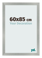 Photo Frame 60x85cm Aluminum Brushed MDF Bologna Front Size | Yourdecoration.com
