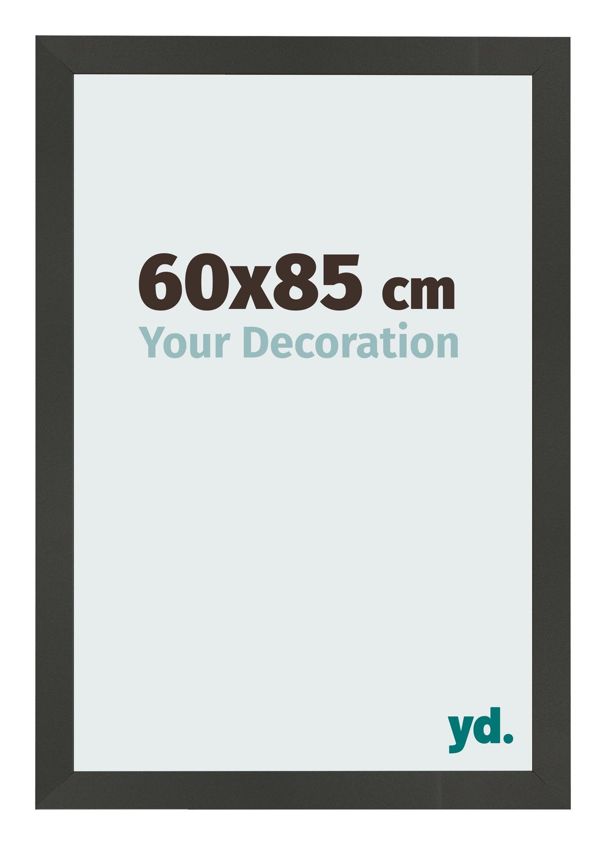 Photo Frame 60x85cm Anthracite MDF Bologna Front Size | Yourdecoration.com