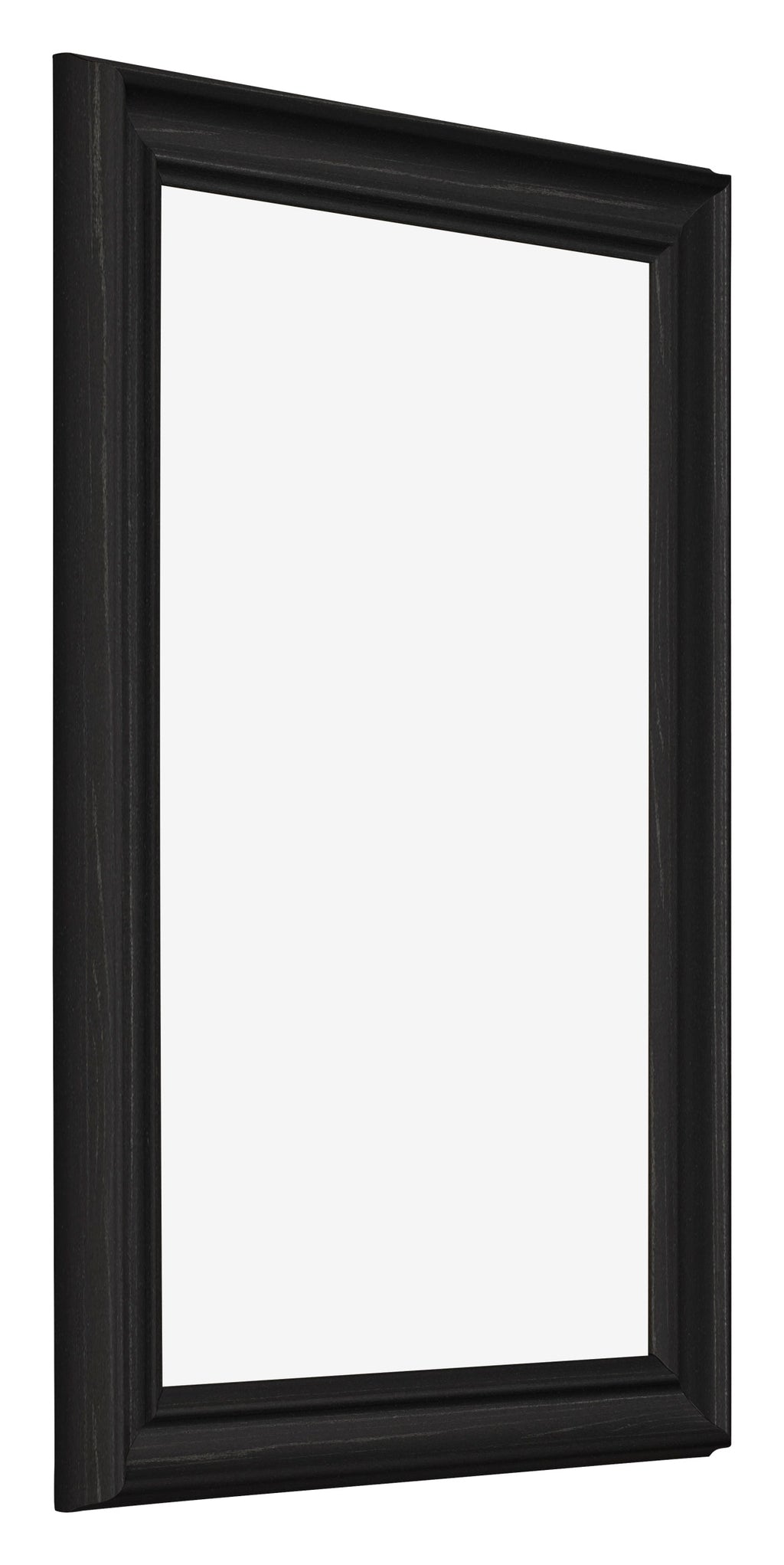 Photo Frame 60x85cm Black Woodgrain MDF Lazio Front Oblique | Yourdecoration.com