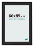Photo Frame 60x85cm Black Woodgrain MDF Lazio Front Size | Yourdecoration.com