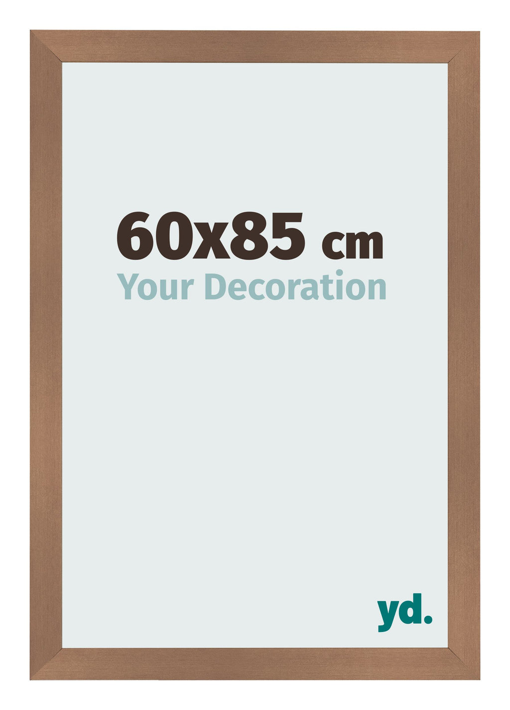 Photo Frame 60x85cm Copper Design MDF Bologna Front Size | Yourdecoration.com
