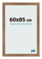 Photo Frame 60x85cm Copper Design MDF Bologna Front Size | Yourdecoration.com