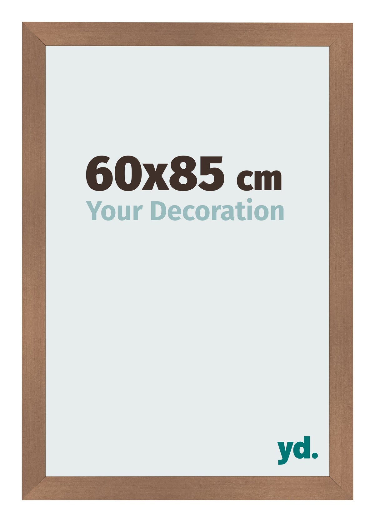 Photo Frame 60x85cm Copper Design MDF Bologna Front Size | Yourdecoration.com