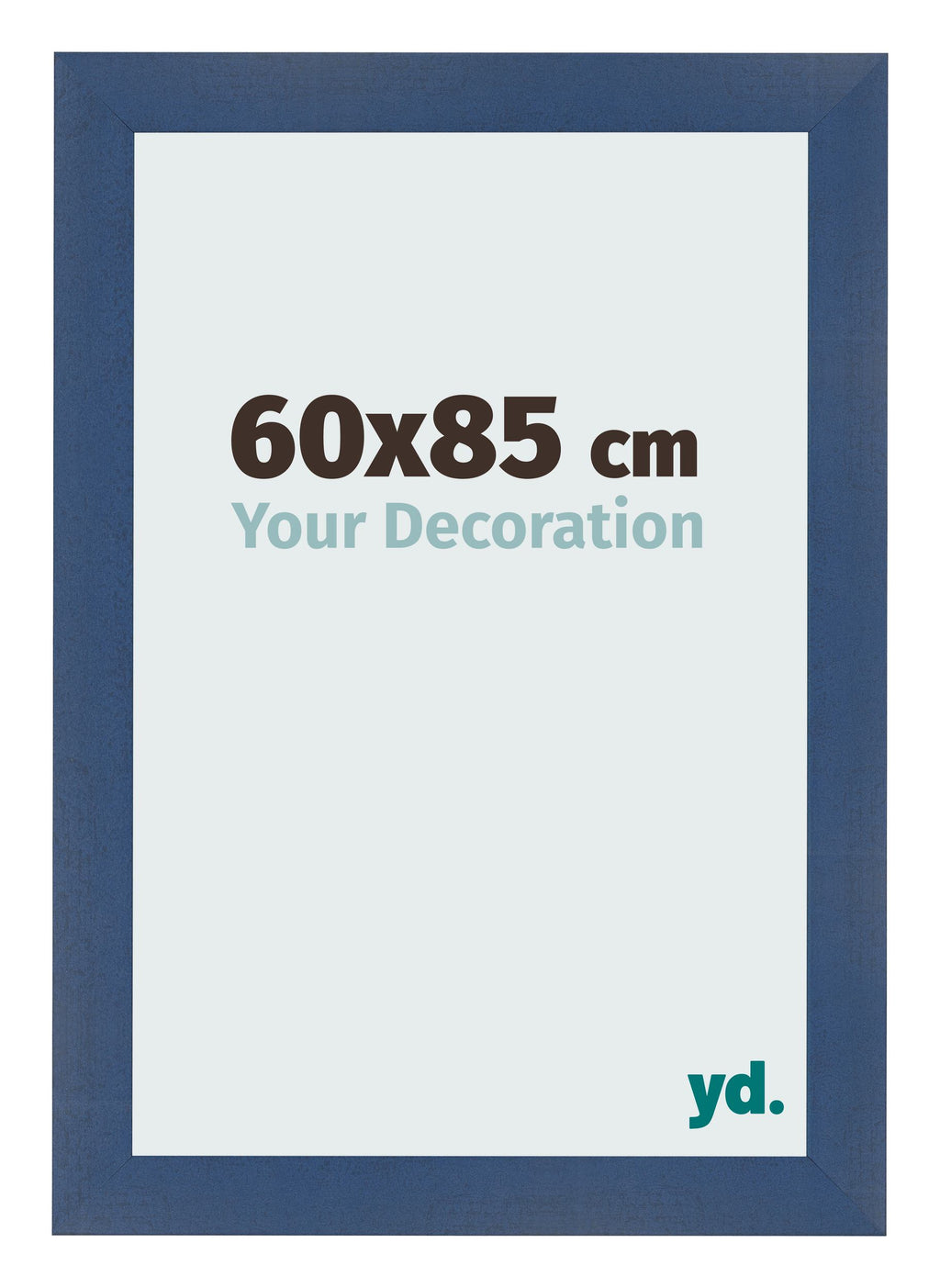 Photo Frame 60x85cm Dark Blue Swept MDF Pisa Front Size | Yourdecoration.com