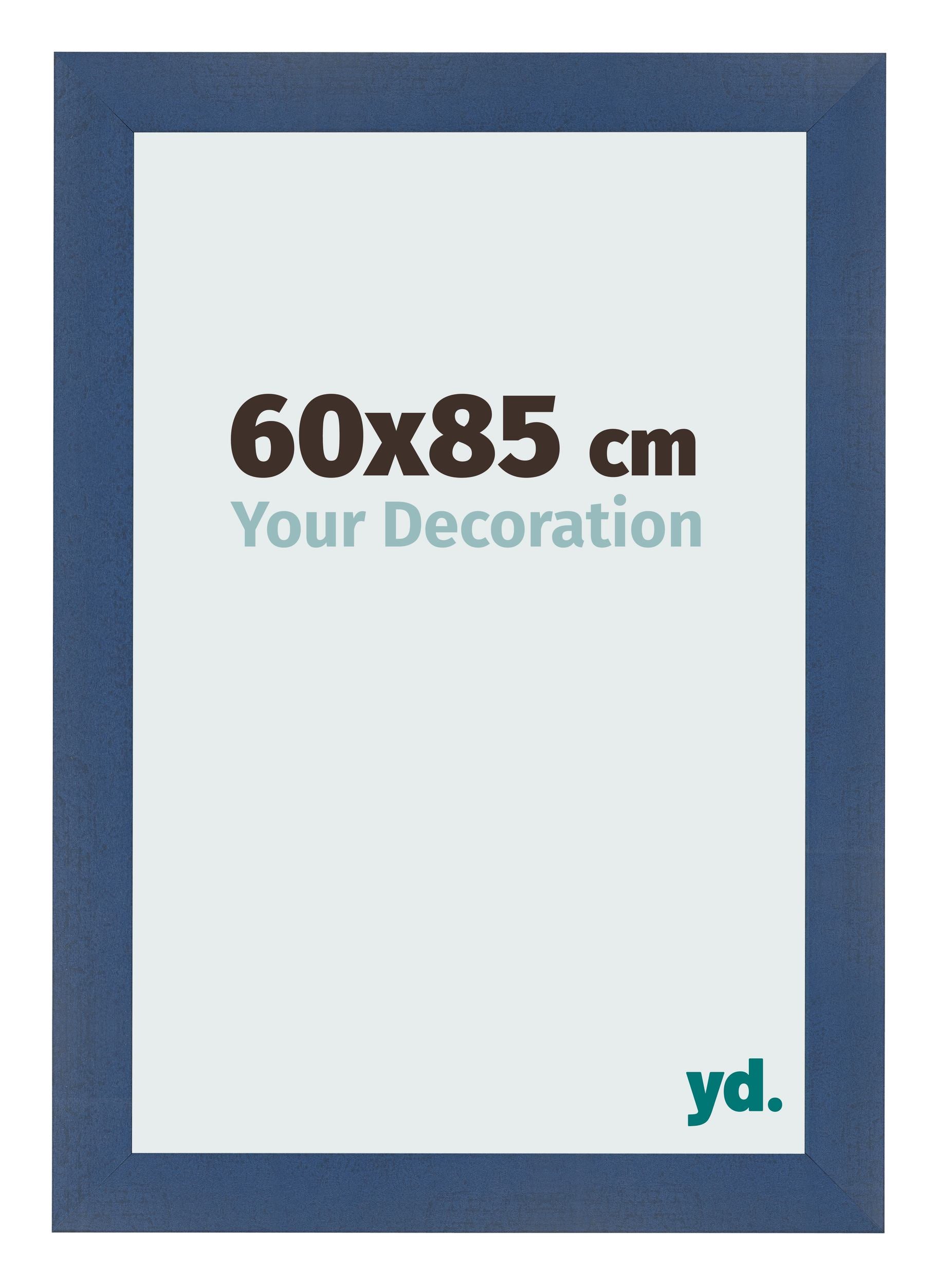 Photo Frame 60x85cm Dark Blue Swept MDF Pisa Front Size | Yourdecoration.com