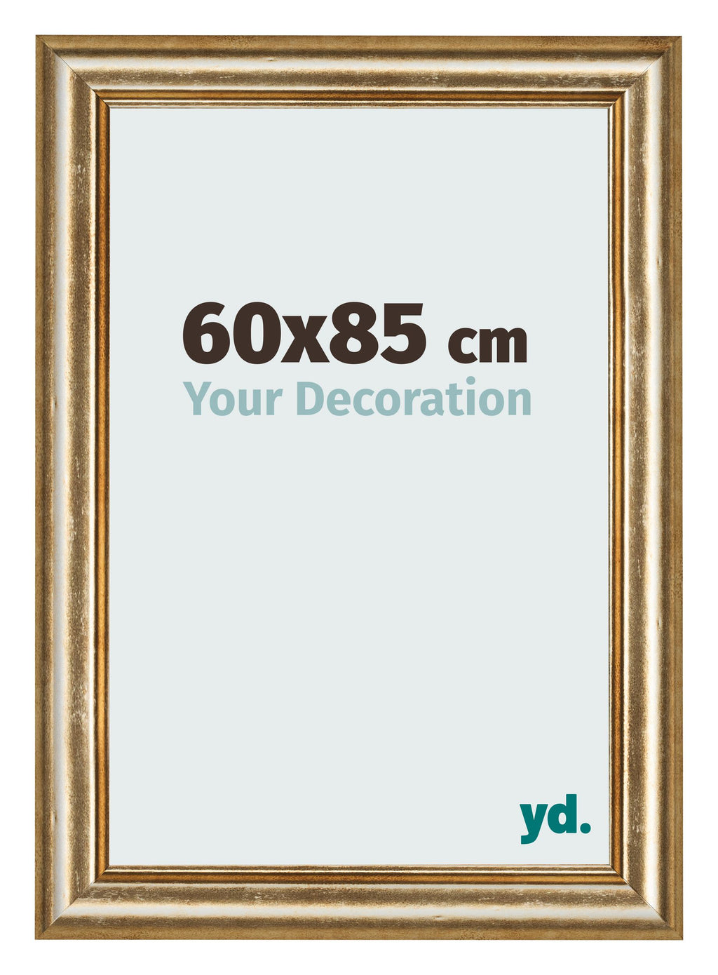 Photo Frame 60x85cm Gold Antique MDF Lazio Front Size | Yourdecoration.com