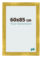 Photo Frame 60x85cm Gold Vintage MDF Pisa Front Size | Yourdecoration.com