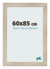 Photo Frame 60x85cm Oak Rustic MDF Pisa Front Size | Yourdecoration.com