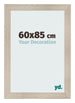 Photo Frame 60x85cm Oak Rustic MDF Pisa Front Size | Yourdecoration.com
