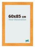 Photo Frame 60x85cm Orange MDF Pisa Front Size | Yourdecoration.com