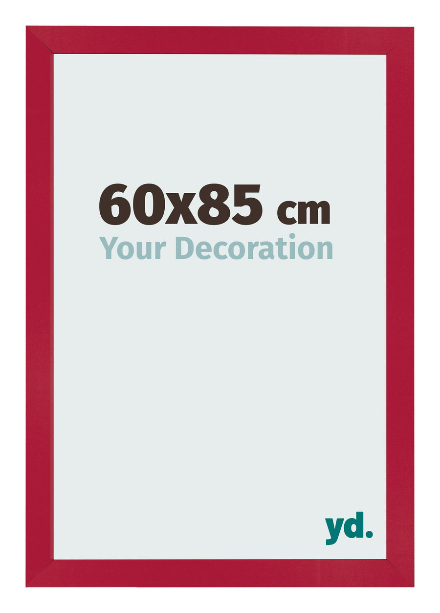Photo Frame 60x85cm Red MDF Bologna Front Size | Yourdecoration.com