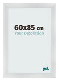 Photo Frame 60x85cm Silver Black Swept MDF Pisa Front Size | Yourdecoration.com