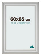 Photo Frame 60x85cm Silver Matte MDF Lazio Front Size | Yourdecoration.com