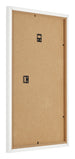 Photo Frame 60x85cm White High Gloss MDF Bologna Back Oblique | Yourdecoration.com