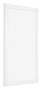 Photo Frame 60x85cm White High Gloss MDF Bologna Front Oblique | Yourdecoration.com