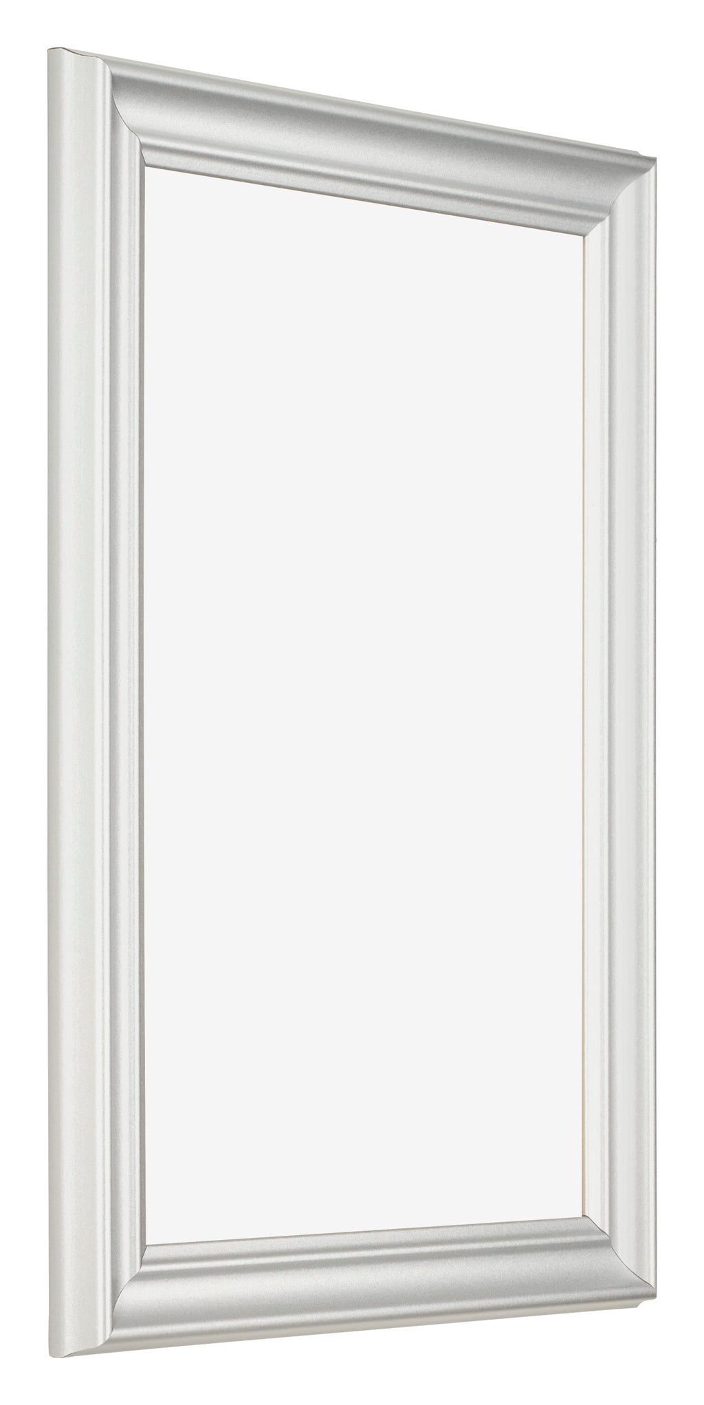 Photo Frame 60x85cm White Swept MDF Lazio Front Oblique | Yourdecoration.com