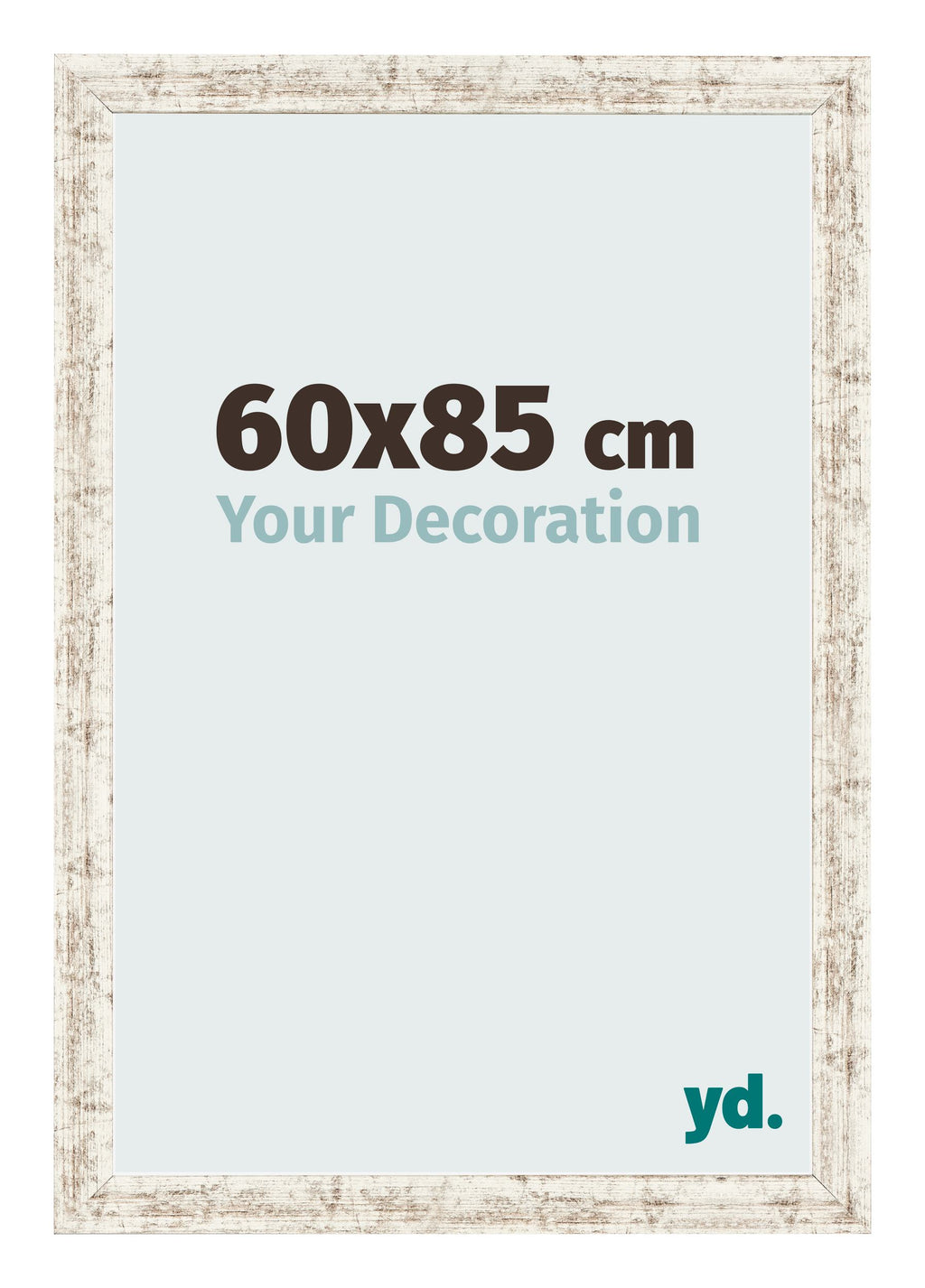Photo Frame 60x85cm White Vintage MDF Bologna Front Size | Yourdecoration.com