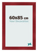 Photo Frame 60x85cm Wine Red Swept MDF Pisa Front Size | Yourdecoration.com