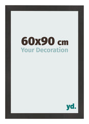Photo Frame 60x90 cm Black Matte MDF Bologna Front Size | Yourdecoration.com