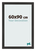 Photo Frame 60x90 cm Black Matte MDF Bologna Front Size | Yourdecoration.com